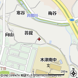 京都府木津川市市坂菩提周辺の地図