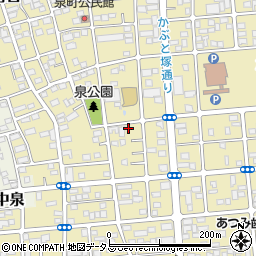 静岡県磐田市国府台87-10周辺の地図