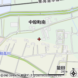 愛知県豊橋市中原町（丸山）周辺の地図