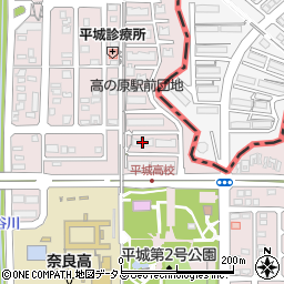 ＵＲ都市機構高の原駅前団地３号棟周辺の地図