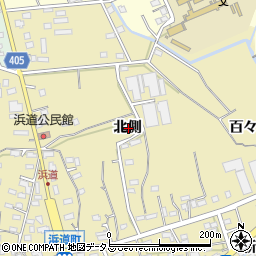 愛知県豊橋市浜道町北側周辺の地図