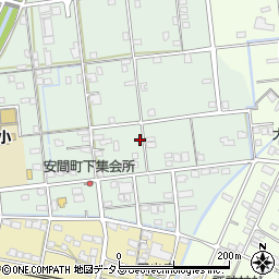 静岡県浜松市中央区安間町537周辺の地図
