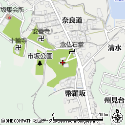 幣羅坂神社周辺の地図