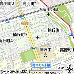 六甲レックスマンション周辺の地図