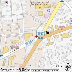 静岡県浜松市中央区宮竹町266周辺の地図