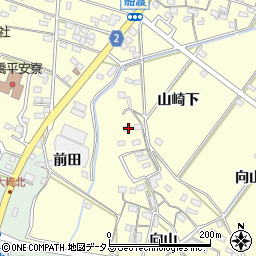 愛知県豊橋市船渡町向山19周辺の地図
