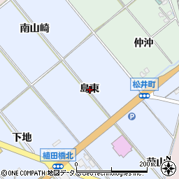 愛知県豊橋市磯辺下地町島東周辺の地図