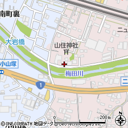 愛知県豊橋市二川町南裏7周辺の地図