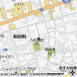 静岡県浜松市中央区和田町589周辺の地図
