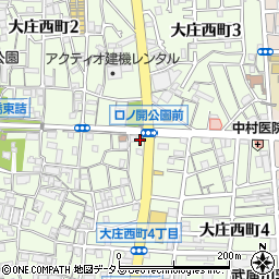 兵庫県尼崎市大庄西町周辺の地図
