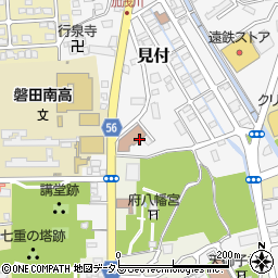 磐田郵便局　荷物集荷周辺の地図