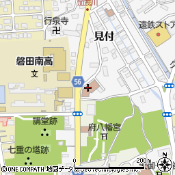 磐田郵便局周辺の地図