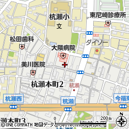 杭瀬時本ミシン商会周辺の地図