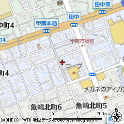 キリン堂ドラッグストアサーバ甲南店周辺の地図