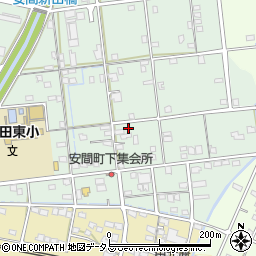 静岡県浜松市中央区安間町532周辺の地図