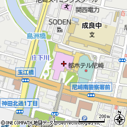 尼崎市総合文化センター　美術ホール（５階）周辺の地図