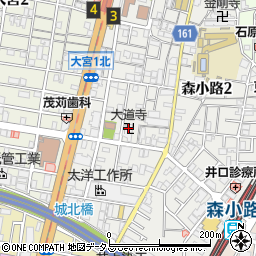 大道寺周辺の地図