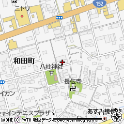 静岡県浜松市中央区和田町591周辺の地図