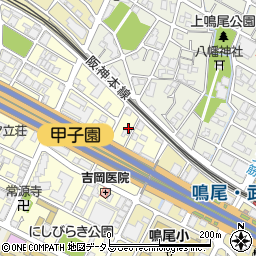 甲子園シティハウス周辺の地図
