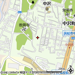 静岡県浜松市中央区中沢町39周辺の地図