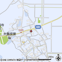 三重県伊賀市山出805周辺の地図