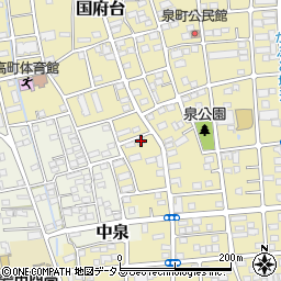 静岡県磐田市国府台541周辺の地図