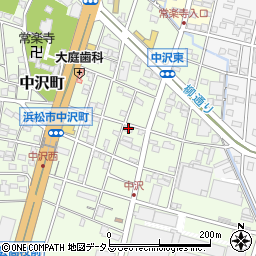中沢町公民館周辺の地図