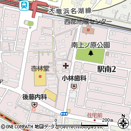 浜松磐田信用金庫新所原支店周辺の地図