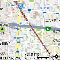 中山ニット本社ビル周辺の地図