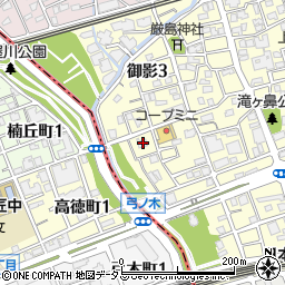 兵庫県神戸市東灘区御影3丁目7周辺の地図