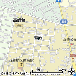 愛知県豊橋市浜道町（管石）周辺の地図