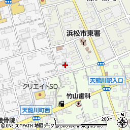 静岡県浜松市中央区和田町98周辺の地図