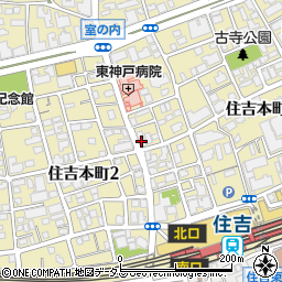 セブンイレブン神戸住吉本町店周辺の地図