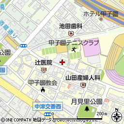 サクセス甲子園周辺の地図