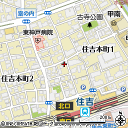 タイムズＪＲ神戸住吉第４駐車場周辺の地図