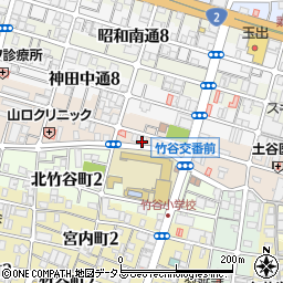 兵庫県尼崎市神田南通4丁目102周辺の地図