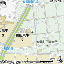 静岡県浜松市中央区安間町436周辺の地図