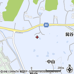 京都府木津川市梅谷中山周辺の地図