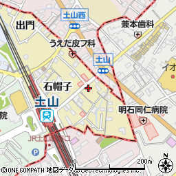 土山内科外科医院周辺の地図