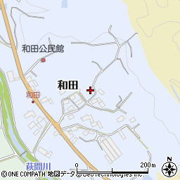 静岡県牧之原市和田周辺の地図