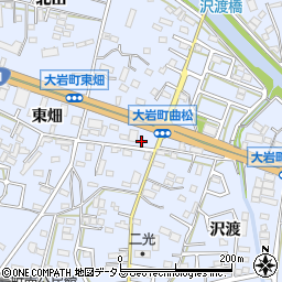 愛知県豊橋市大岩町曲松14周辺の地図