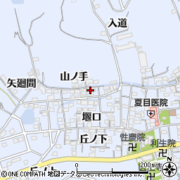愛知県知多郡南知多町大井山ノ手周辺の地図