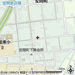 静岡県浜松市中央区安間町399周辺の地図