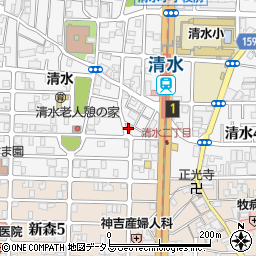 中川クリニック周辺の地図