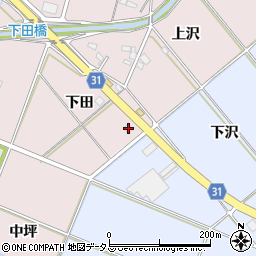愛知県豊橋市駒形町下田93周辺の地図
