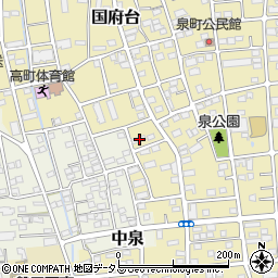静岡県磐田市国府台536周辺の地図
