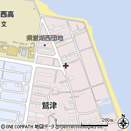 静岡県湖西市鷲津1780-3周辺の地図
