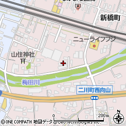 愛知県豊橋市二川町南裏32周辺の地図
