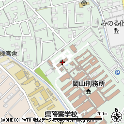 岡山刑務所周辺の地図