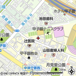 甲子園アーバンライフ周辺の地図